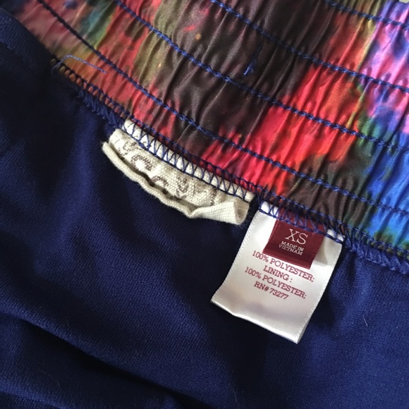 Rainbow/Blue Running Shorts, size XS - Picture 5 of 6